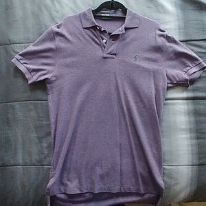 Classic Fit Dark Purple 3 Button Ralph Lauren Polo